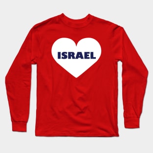 Israel in My Hart Long Sleeve T-Shirt